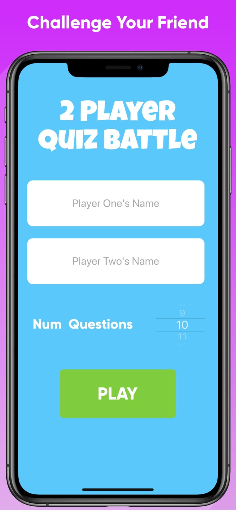 2 Player Quiz - Battle Game screenshot 1 - screenshot