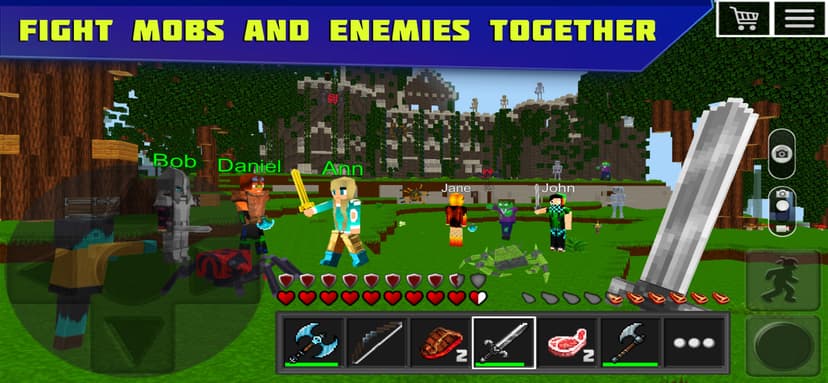 Planet of Cubes Craft and Mine screenshot 2 - screenshot