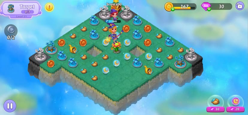 Merge Witches-Fun Puzzle Game screenshot 3 - screenshot
