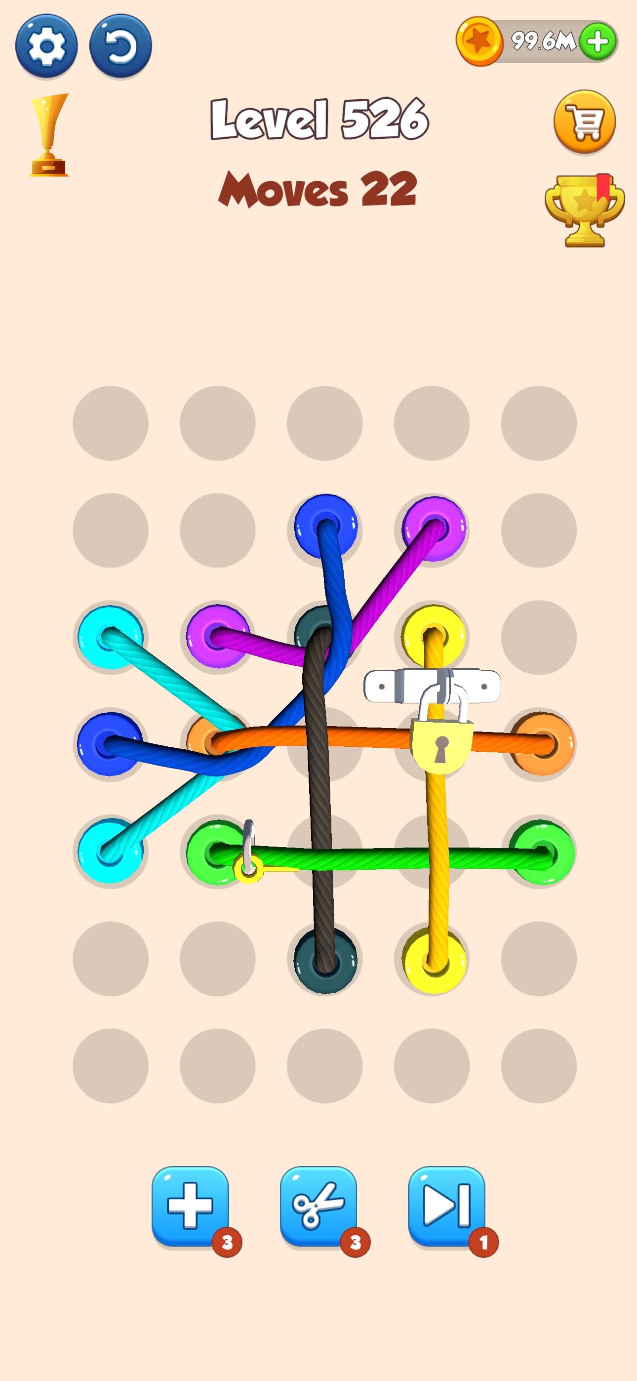 Color Tangled Rope 3D screenshot 3 - screenshot