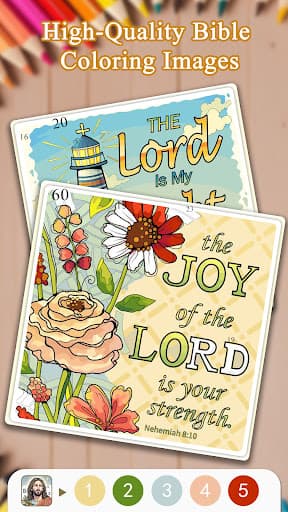 Bible Color Paint By Number screenshot 6 - screenshot
