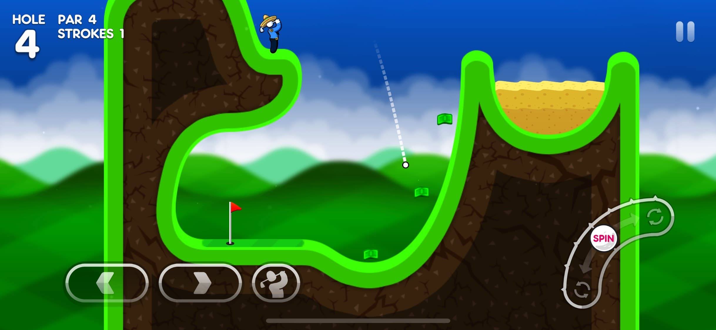 Super Stickman Golf 3 screenshot 3 - screenshot