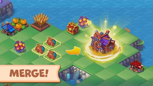 Mergest Kingdom: Merge game screenshot 1 - screenshot