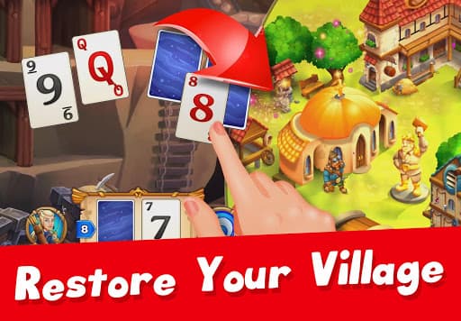 Solitaire Arthur Tale TriPeaks screenshot 1 - screenshot