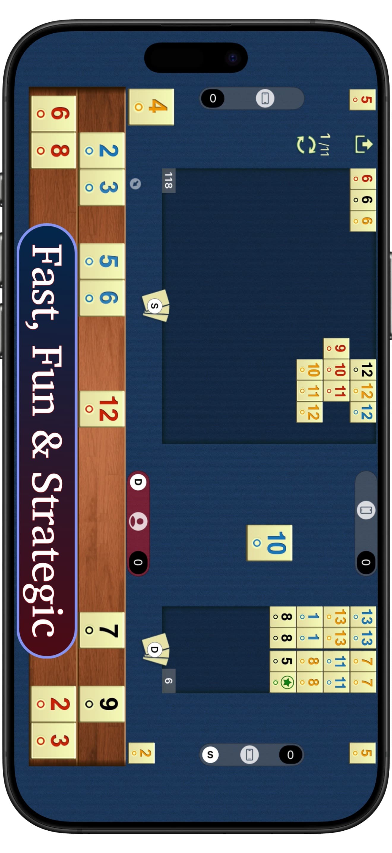 Okey 101 - tile matching game screenshot 3 - screenshot
