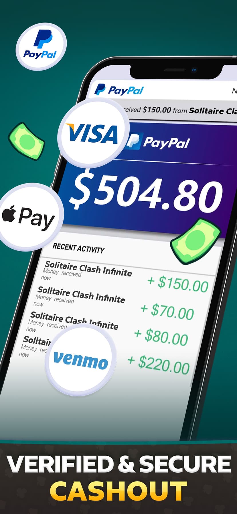 Solitaire Infinite: Win Cash screenshot 3 - screenshot