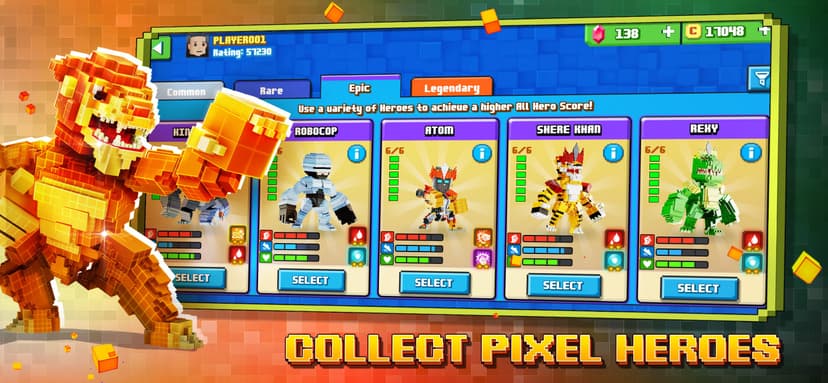 Super Pixel Heroes screenshot 1 - screenshot