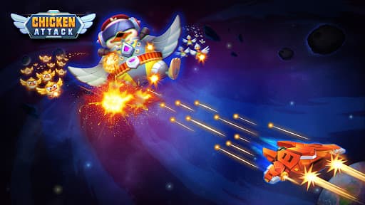 Chicken Attack: Galaxy Shooter screenshot 5 - screenshot