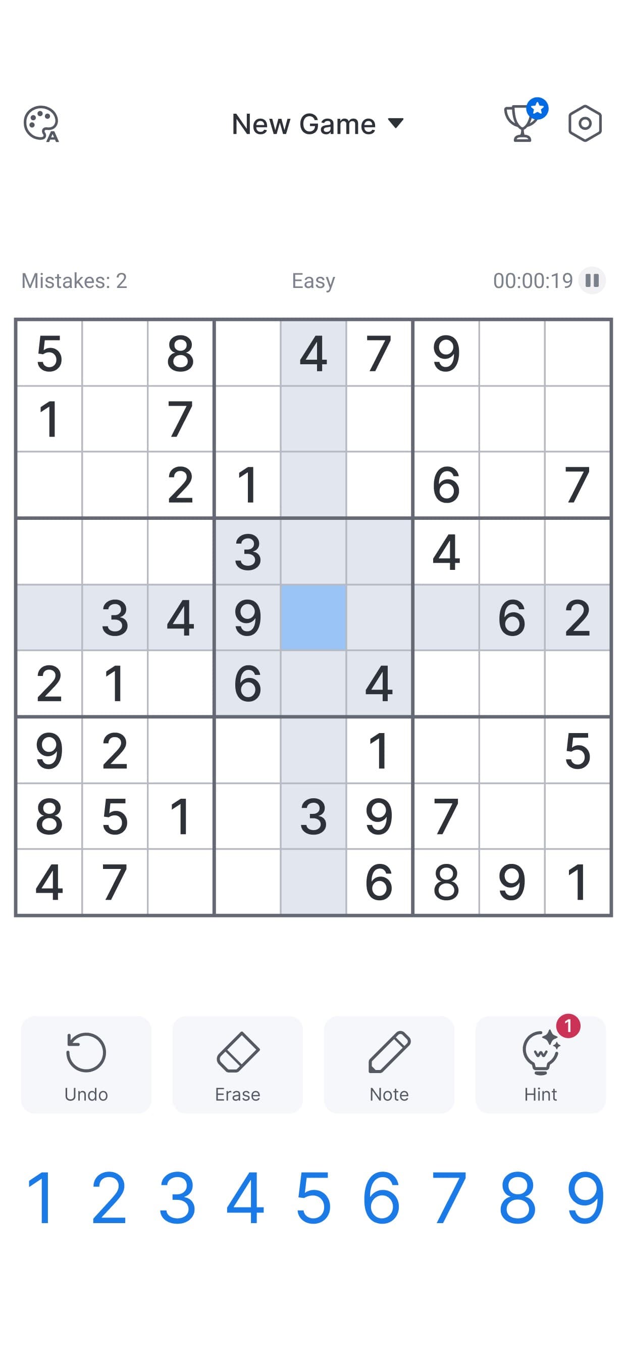 Sudoku - Brain Puzzle Games screenshot 1 - screenshot