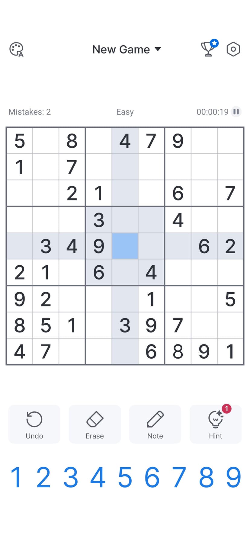 Sudoku - Brain Puzzle Games screenshot 1 - screenshot