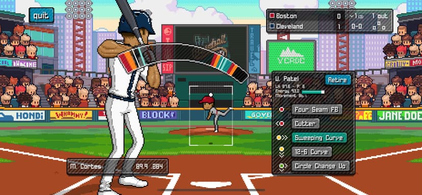 Pixel Pro Baseball screenshot 1 - screenshot