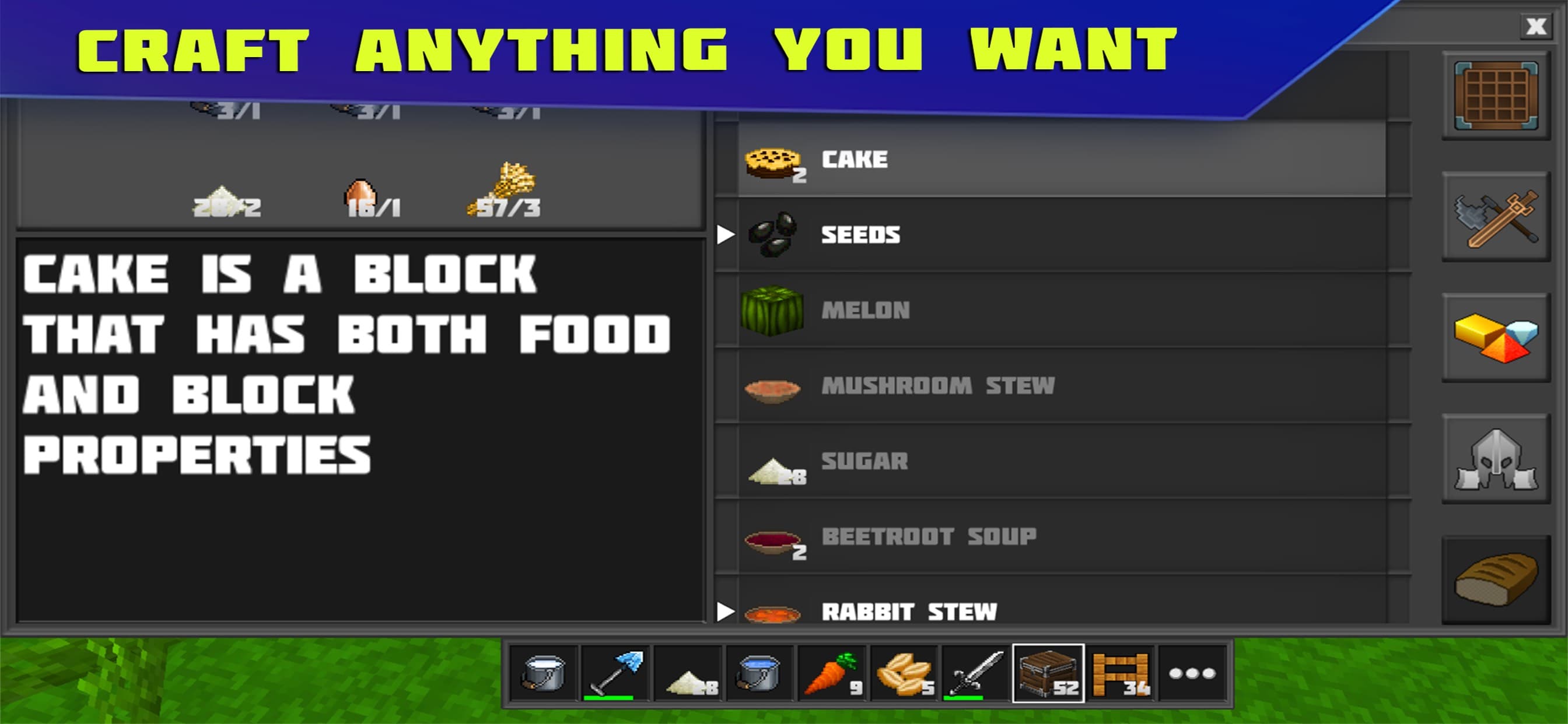 Planet of Cubes Craft and Mine screenshot 9 - screenshot
