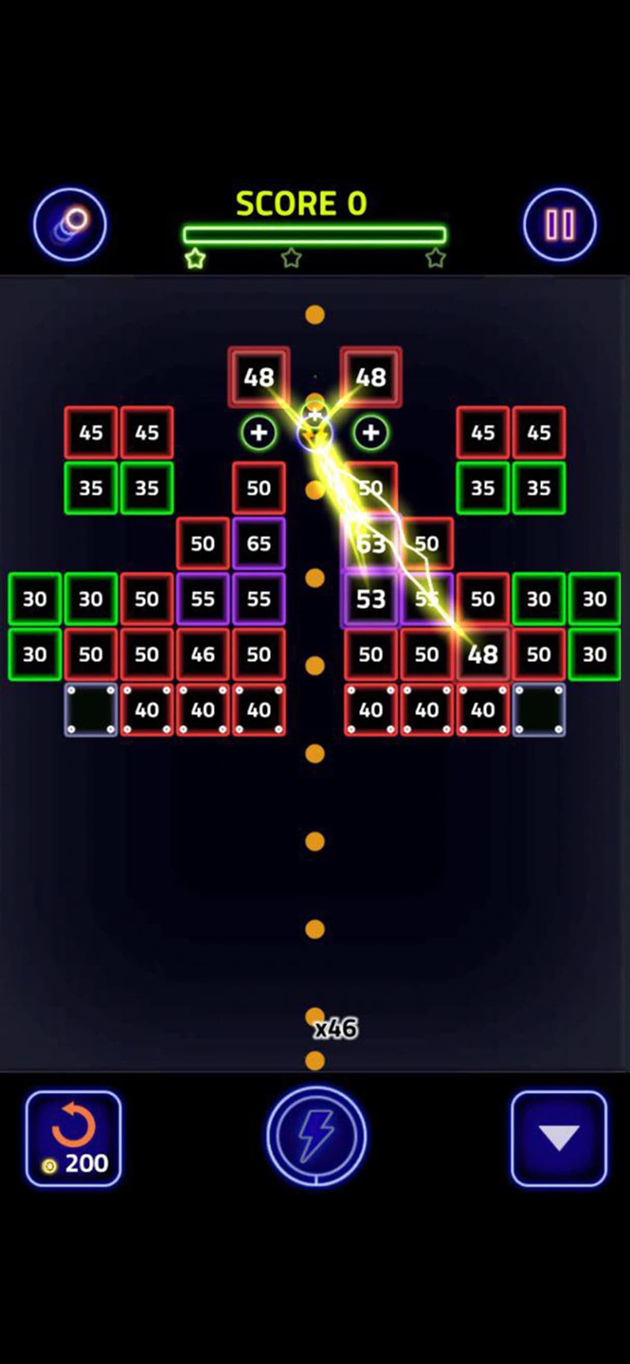 Brick Breaker Glow screenshot 5 - screenshot