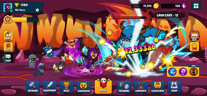 Mr Hero - Idle RPG screenshot 1 - screenshot
