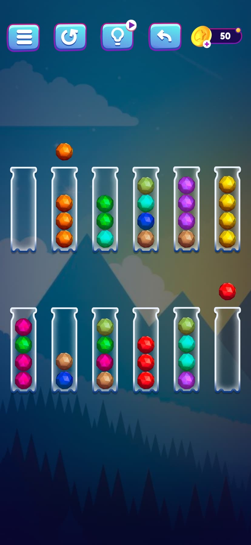 Ball Color Puz - Sorting Game screenshot 4 - screenshot