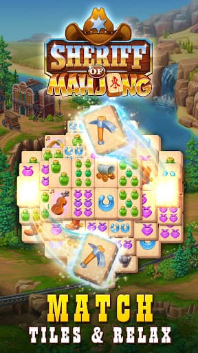 Sheriff of Mahjong: Tile Match screenshot 1 - screenshot
