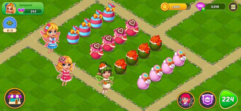 Tastyland - Merge Food Fairies screenshot 6 - screenshot