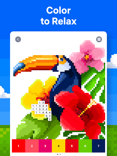 Pixel Art - Color by Number screenshot 17 - screenshot