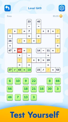 Math Crossword — Number puzzle screenshot 20 - screenshot
