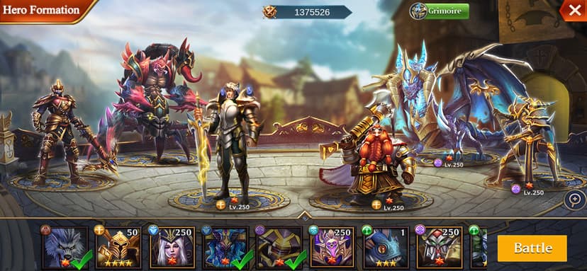 Trials of Heroes: Idle RPG screenshot 1 - screenshot