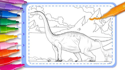 Dino Coloring: Dinosaur games screenshot 7 - screenshot