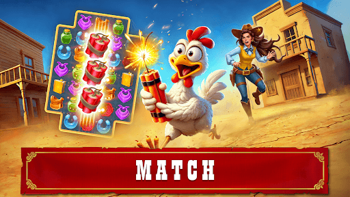 Jewels of the Wild West・Match3 screenshot 7 - screenshot