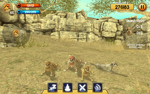 Wild Cheetah Sim 3D screenshot 5 - screenshot