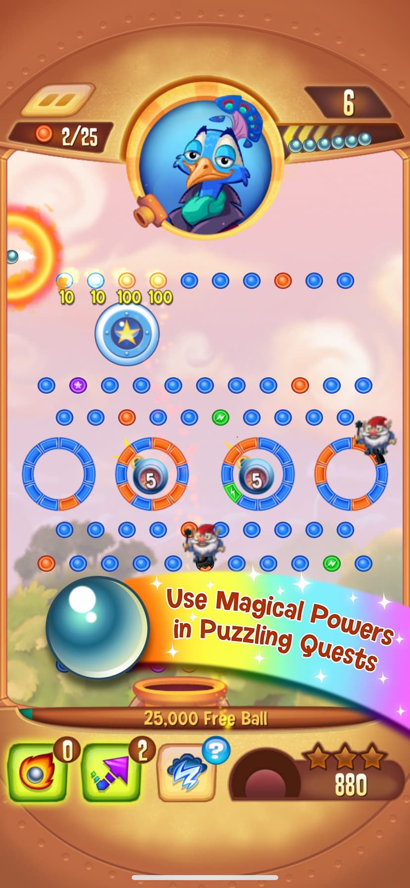 Peggle Blast screenshot 2 - screenshot
