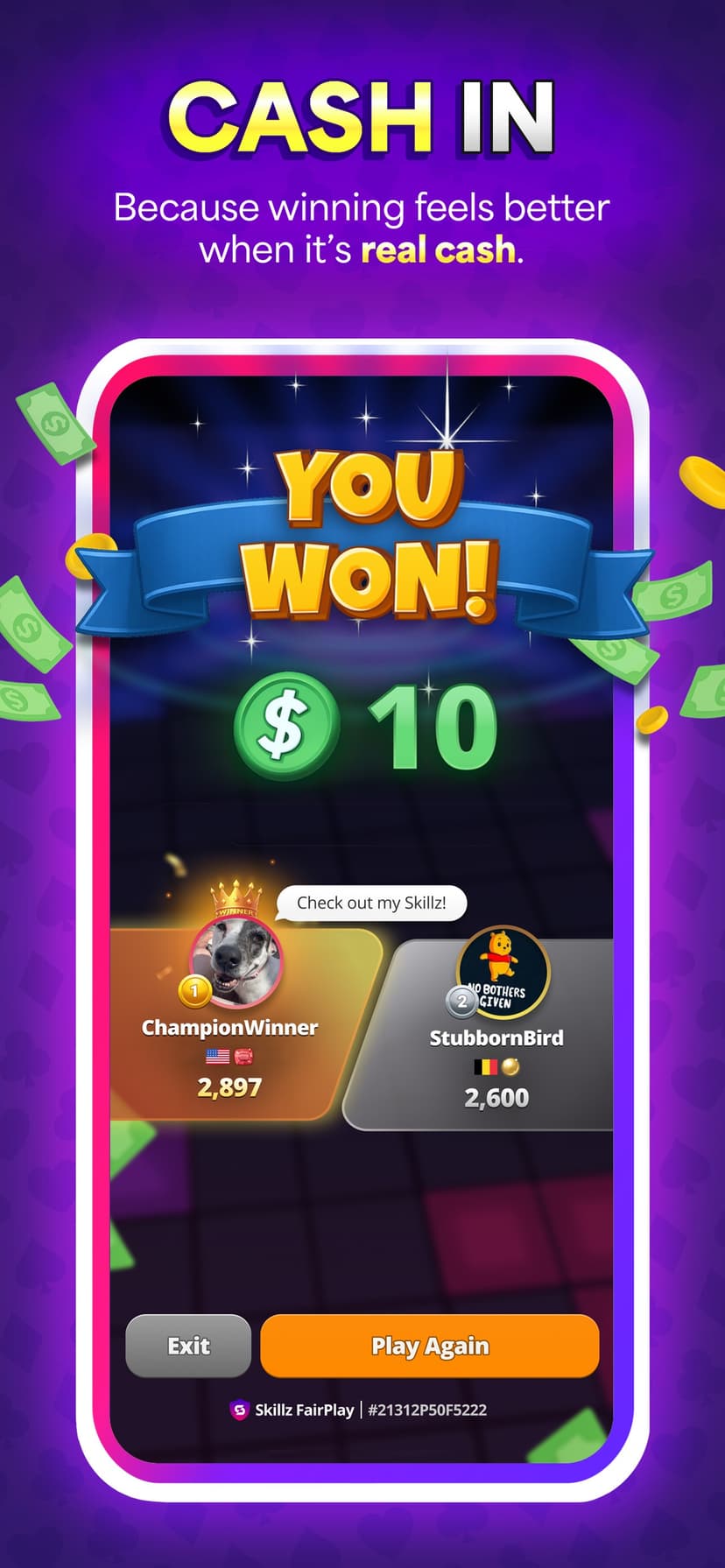 Solitaire Skillz - Win Cash screenshot 2 - screenshot