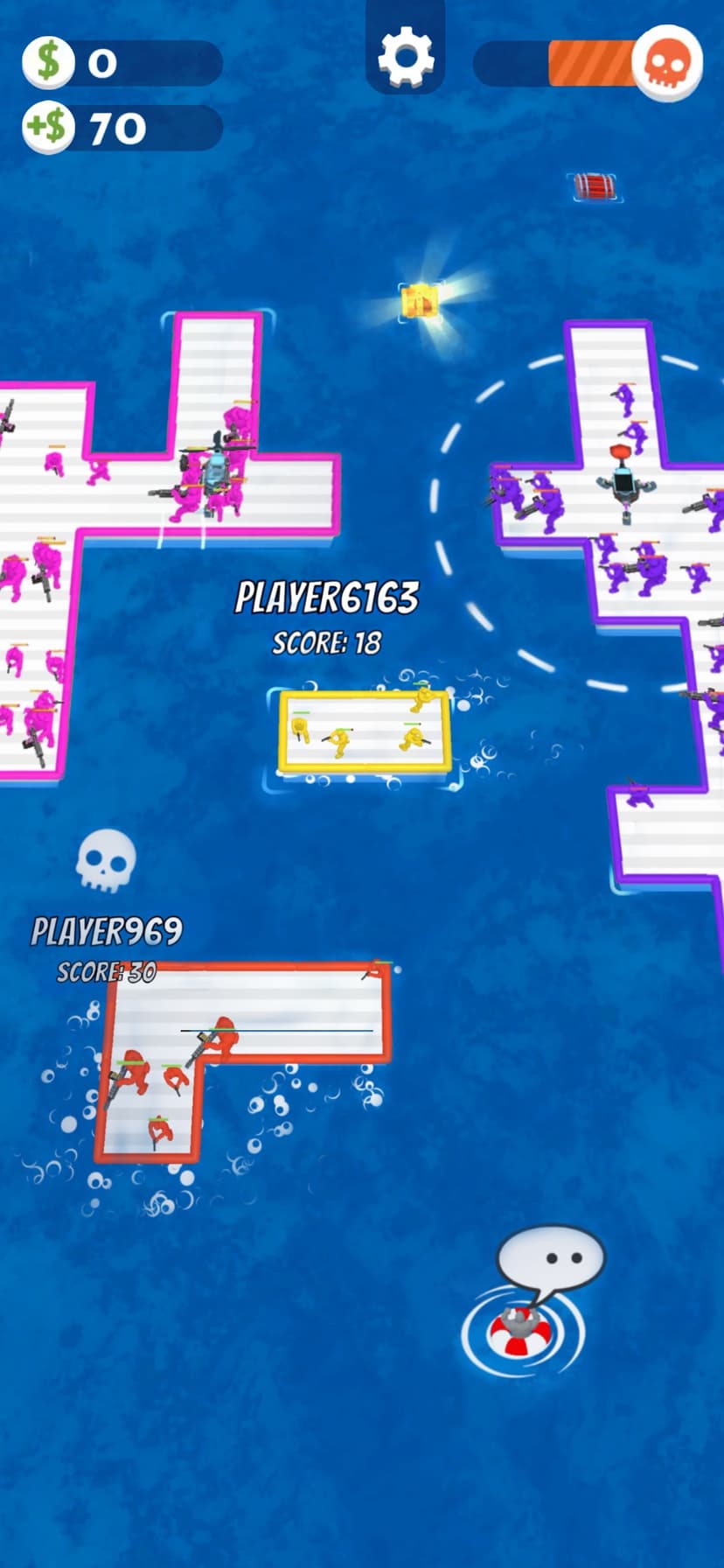 War of Rafts: Sea Battle Game screenshot 7 - screenshot