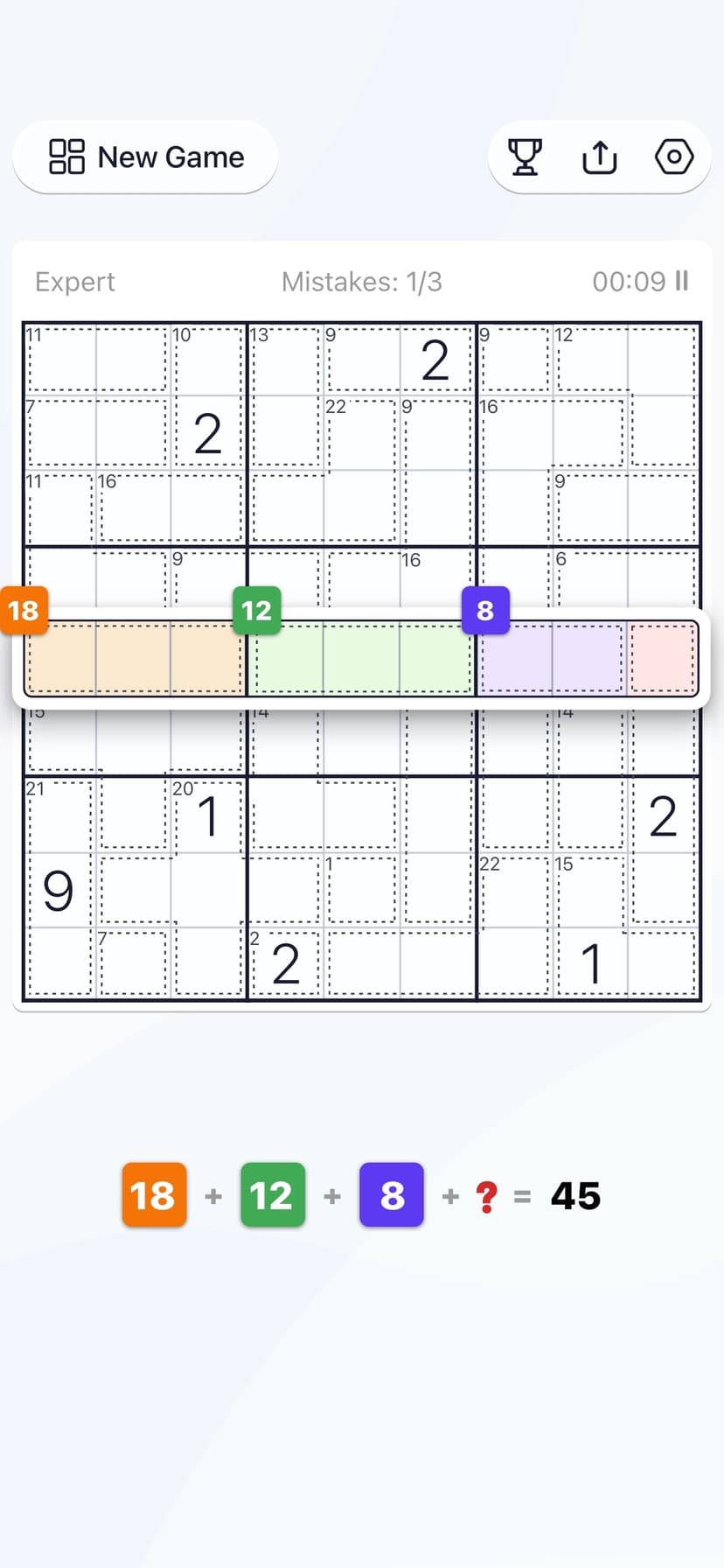 Killer Sudoku - Puzzle Games screenshot 7 - screenshot