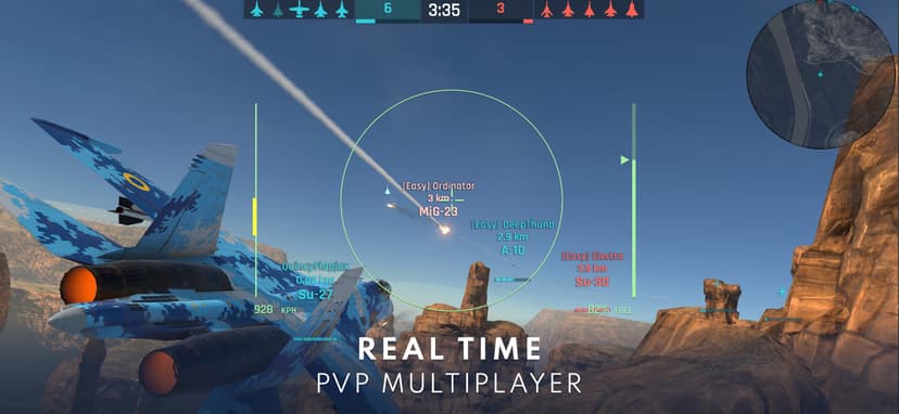 Metalstorm: Fighter Jet Game screenshot 1 - screenshot