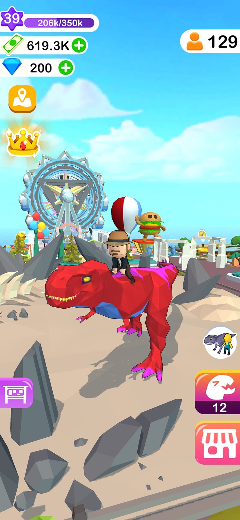 Dino Tycoon - 3D Building Game screenshot 9 - screenshot