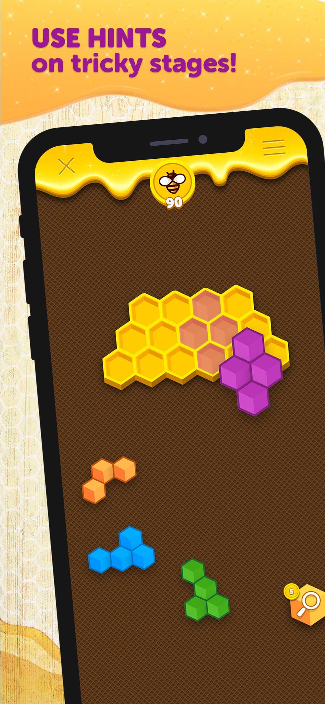 Hexa Buzzle screenshot 2 - screenshot