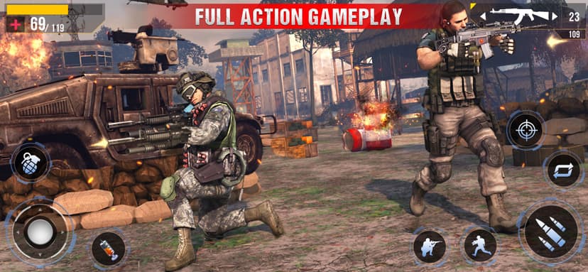 FPS Commando Gun Game Offline screenshot 4 - screenshot