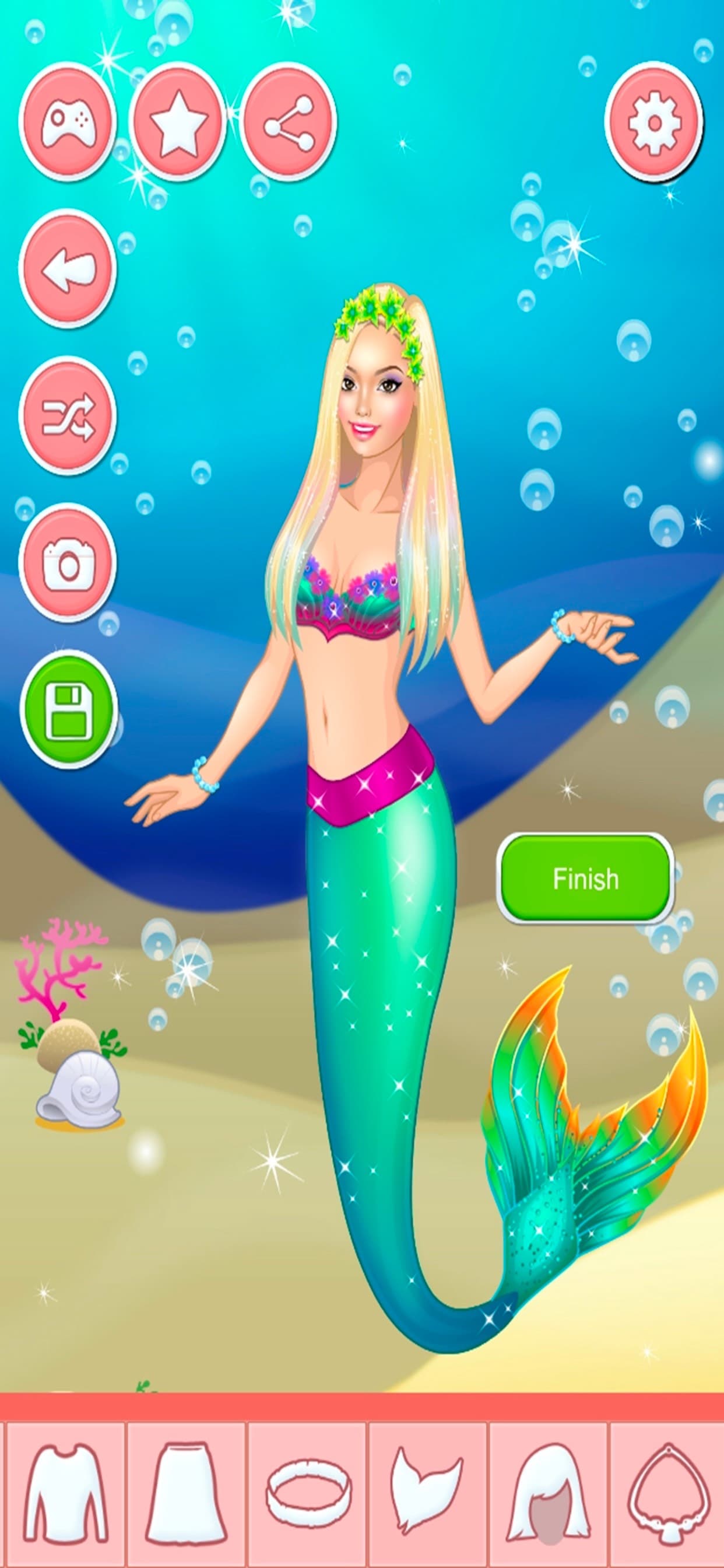 Mermaid Beauty Dress-Up Games screenshot 4 - screenshot