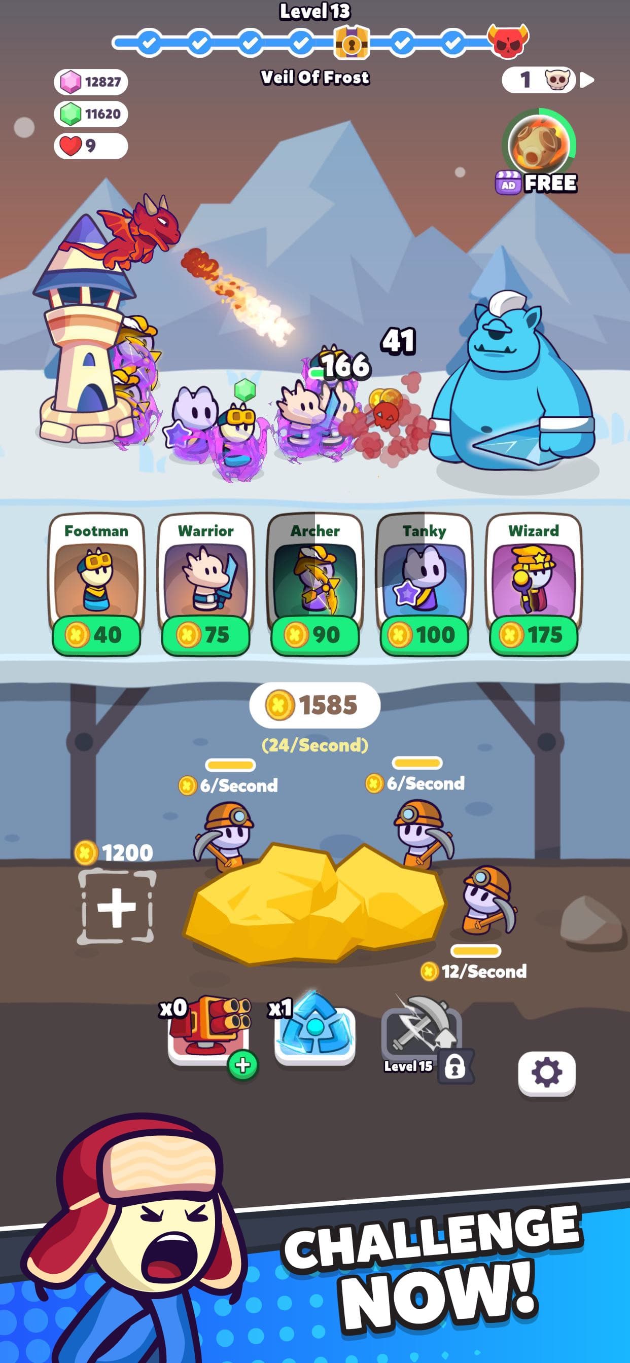Miner Fighters ! screenshot 1 - screenshot