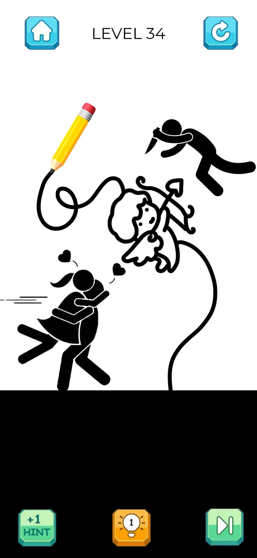 Save The Stickman: Draw 2 Save screenshot 2 - screenshot