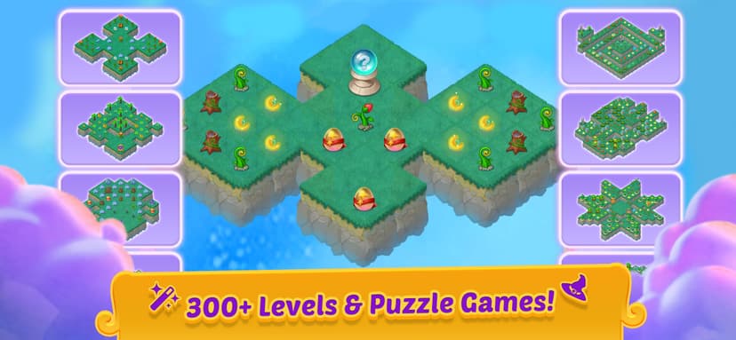 Merge Witches-Fun Puzzle Game screenshot 4 - screenshot