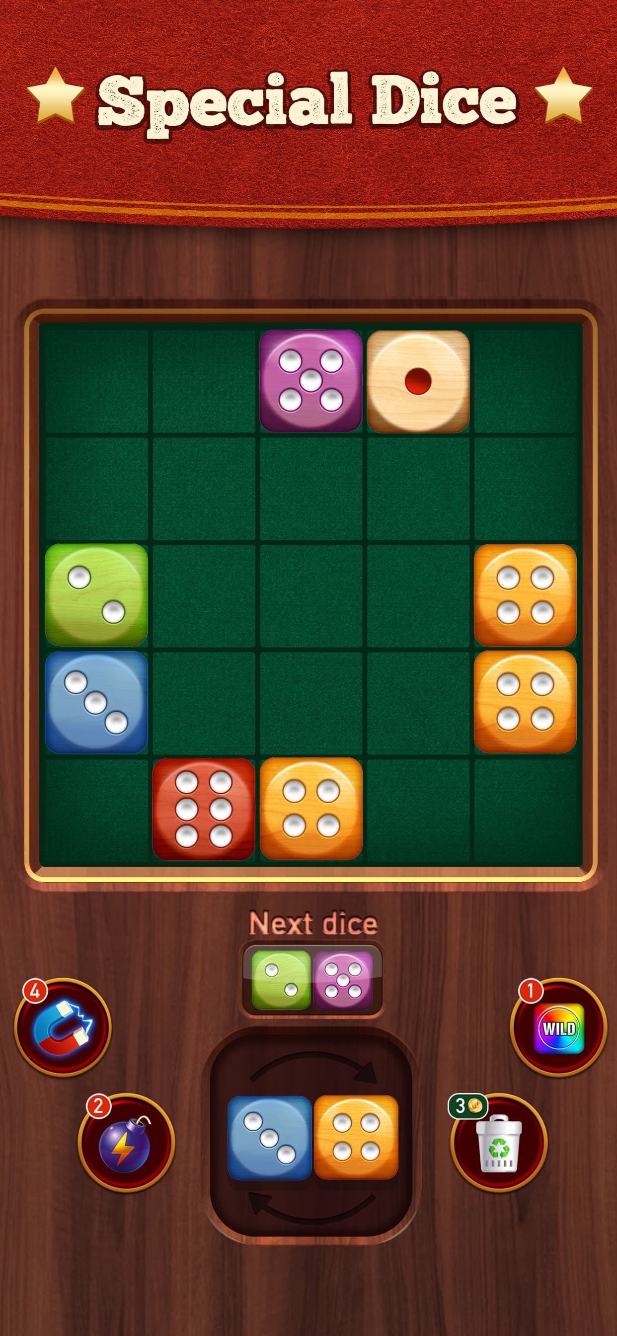 Woody Dice Merge Puzzle screenshot 3 - screenshot