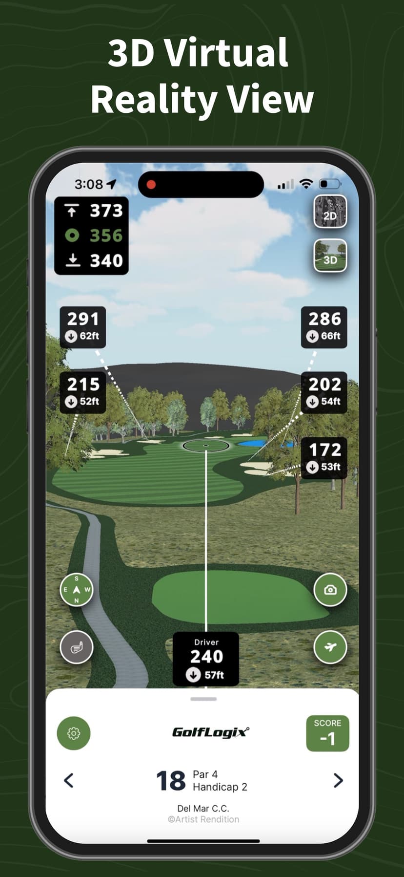 GolfLogix: 3D Golf Course GPS screenshot 3 - screenshot