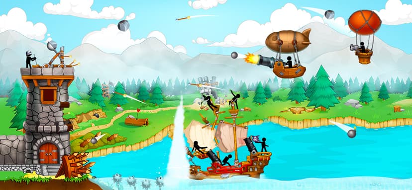 The Catapult: stick man game screenshot 1 - screenshot