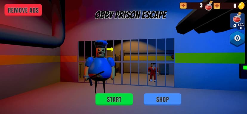 Obby Prison Escape screenshot 1 - screenshot