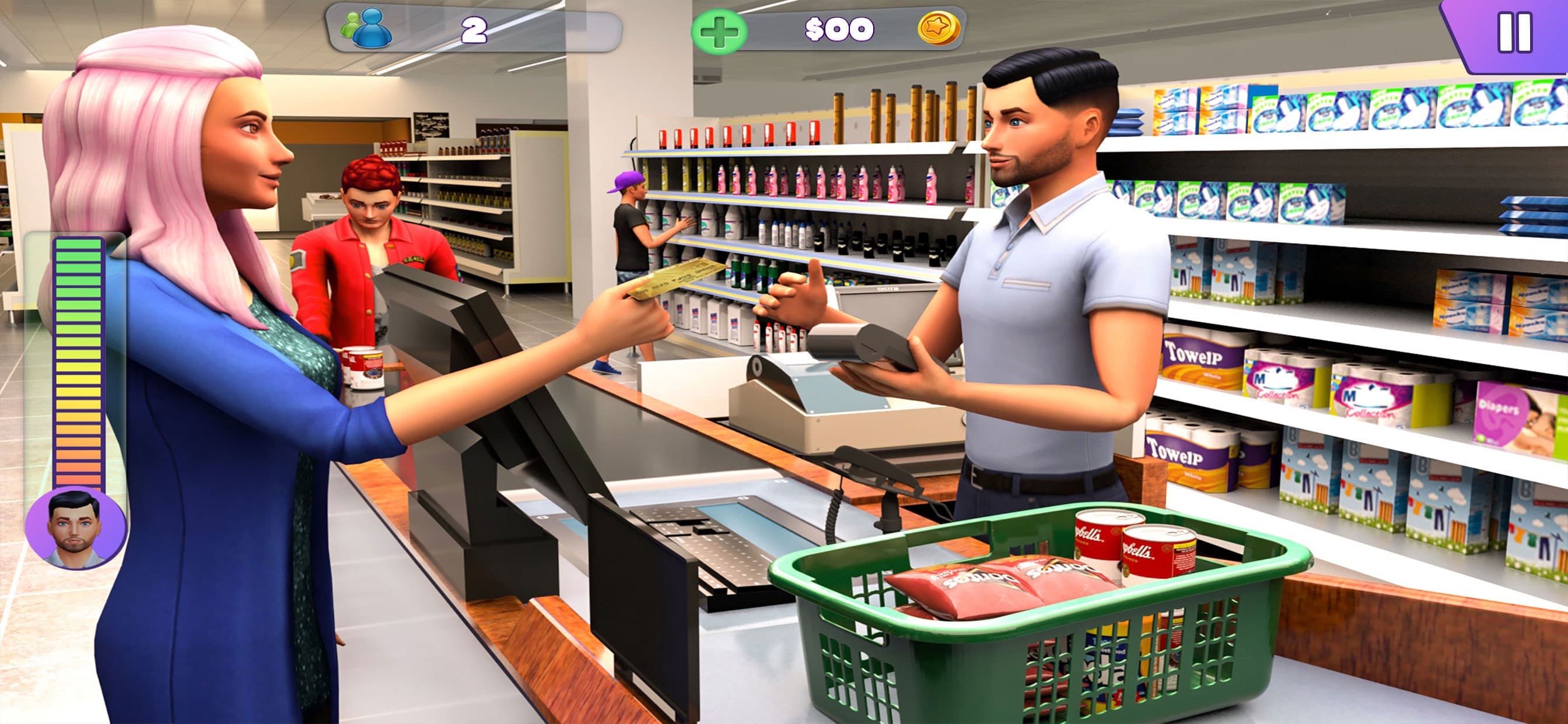 Supermarket Shopping Games 3D screenshot 2 - screenshot