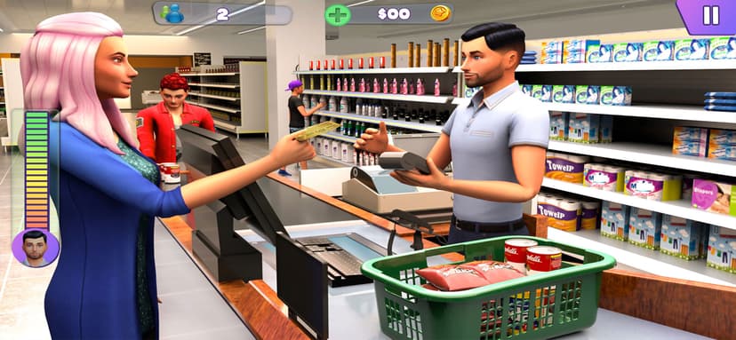 Supermarket Shopping Games 3D screenshot 2 - screenshot