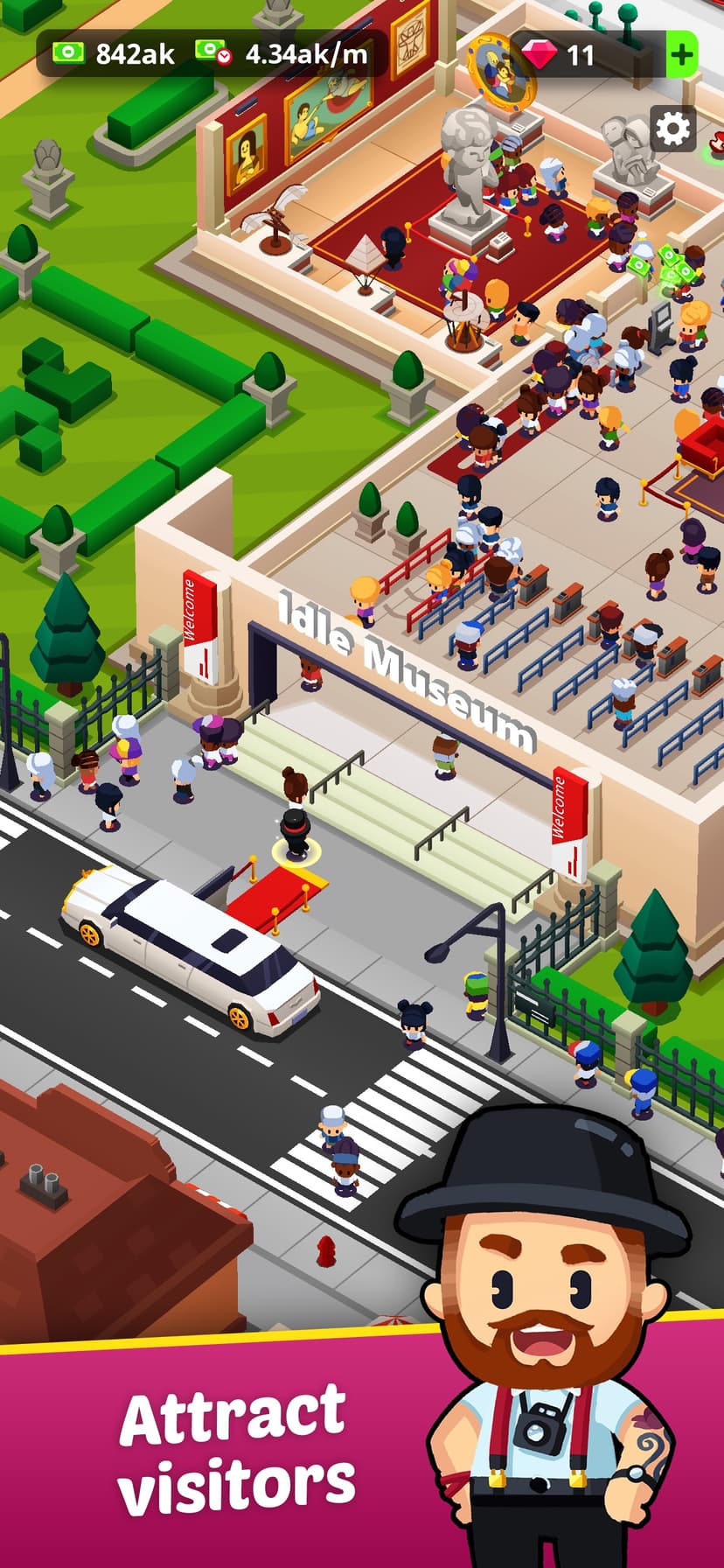 Idle Museum Tycoon: Art Empire screenshot 4 - screenshot
