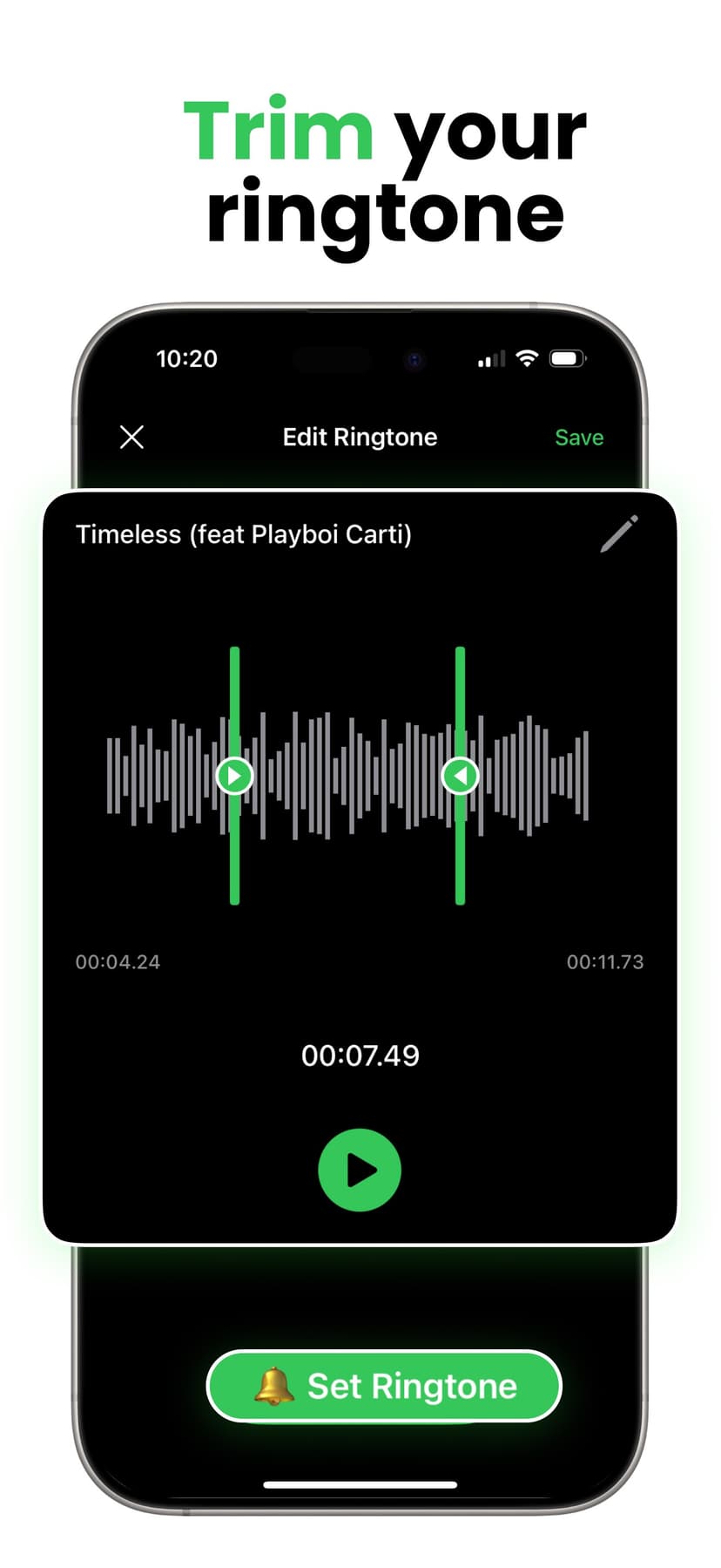IRingtone: Spotify & YouTube screenshot 2 - screenshot