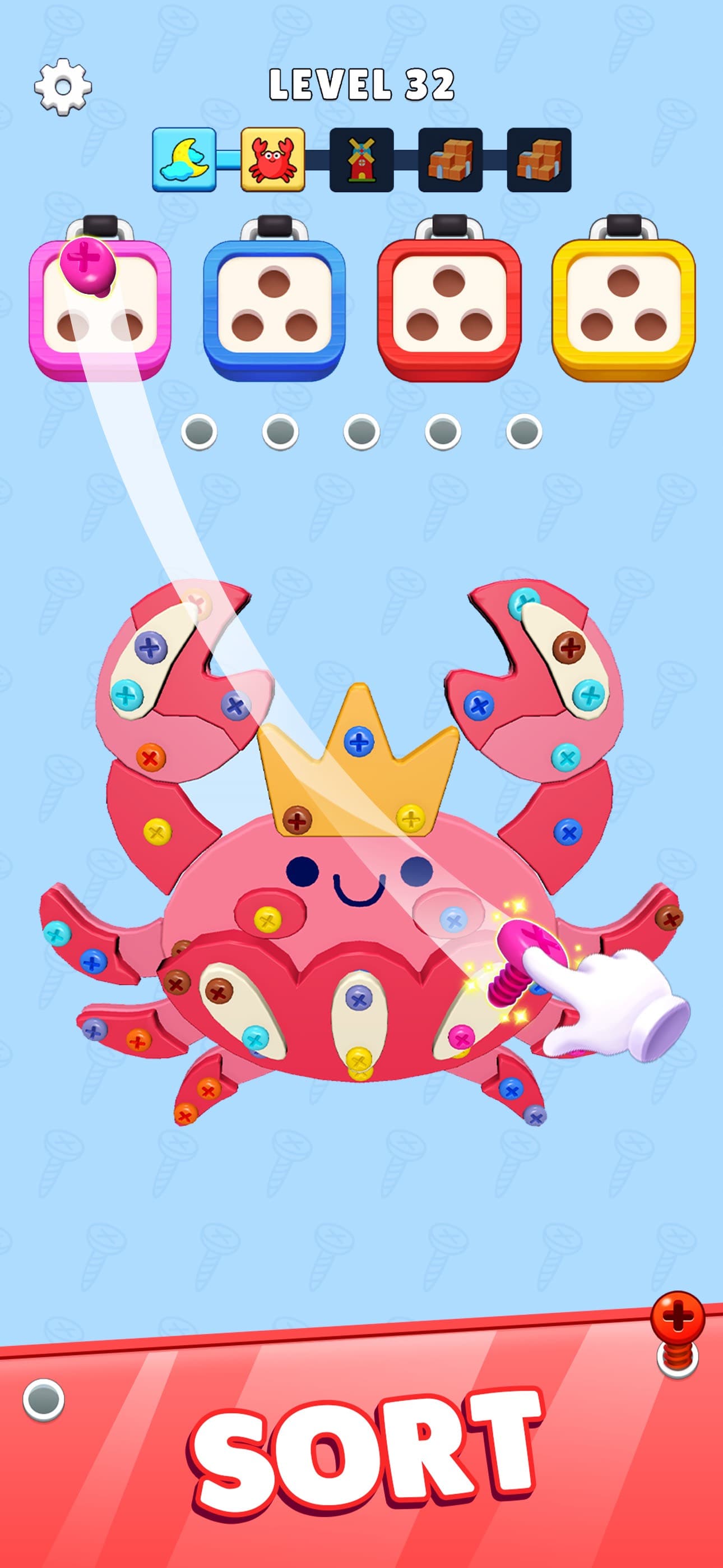 Unscrew 3D - Pin Jam Puzzle screenshot 1 - screenshot