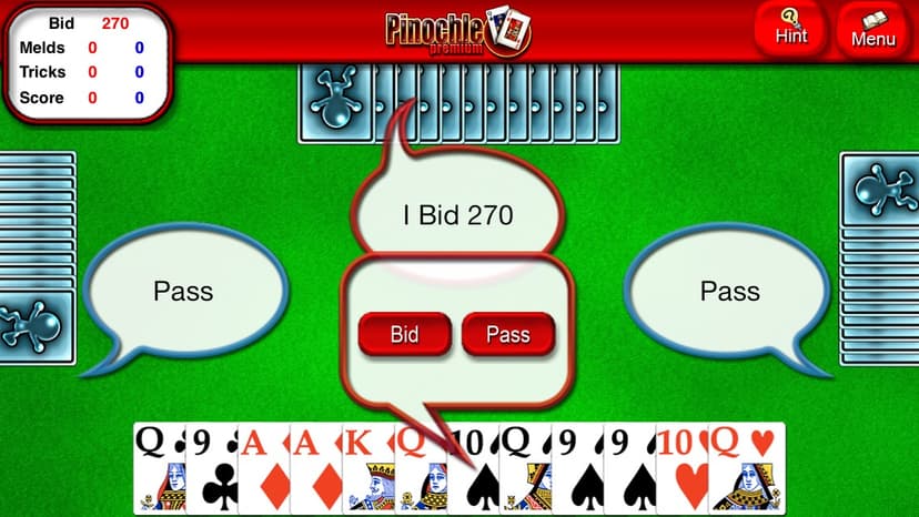 Pinochle HD screenshot 2 - screenshot