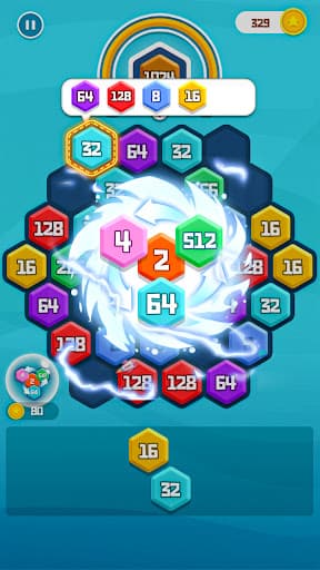 HexPuz - Merge Hexa Puzzle screenshot 1 - screenshot